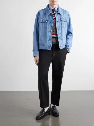 Thom Browne Denim Jacket - Men | Thumbnail 2 Thom Browne Denim Jacket - Men | Thumbnail 2