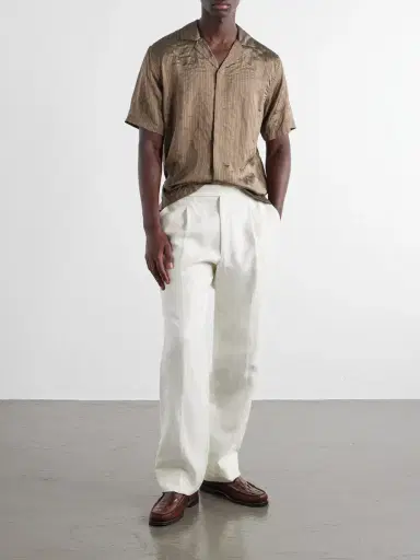 Orlebar Brown Maitan Villa Camp-Collar Striped Woven Shirt - Men | Thumbnail 2 Orlebar Brown Maitan Villa Camp-Collar Striped Woven Shirt - Men | Thumbnail 2
