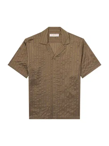 Orlebar Brown Maitan Villa Camp-Collar Striped Woven Shirt - Men | Thumbnail 1 Orlebar Brown Maitan Villa Camp-Collar Striped Woven Shirt - Men | Thumbnail 1