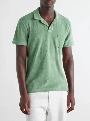 Orlebar Brown Terry Cotton-Terry Polo Shirt - Men | Thumbnail 3 Orlebar Brown Terry Cotton-Terry Polo Shirt - Men | Thumbnail 3