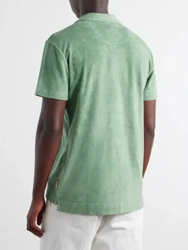 Orlebar Brown Terry Cotton-Terry Polo Shirt - Men | Thumbnail 4 Orlebar Brown Terry Cotton-Terry Polo Shirt - Men | Thumbnail 4