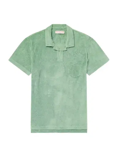 Orlebar Brown Terry Cotton-Terry Polo Shirt - Men | Thumbnail 1 Orlebar Brown Terry Cotton-Terry Polo Shirt - Men | Thumbnail 1