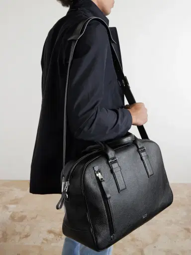 Tom Ford Victor Full-Grain Leather Weekend Bag - Men | Thumbnail 3 Tom Ford Victor Full-Grain Leather Weekend Bag - Men | Thumbnail 3