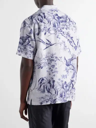 Orlebar Brown Maitan Camp-Collar Printed Linen Shirt - Men | Thumbnail 4 Orlebar Brown Maitan Camp-Collar Printed Linen Shirt - Men | Thumbnail 4
