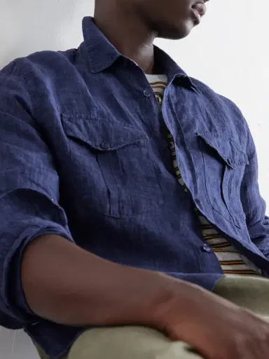 Orlebar Brown Colburn Linen Shirt - Men | Thumbnail 5 Orlebar Brown Colburn Linen Shirt - Men | Thumbnail 5