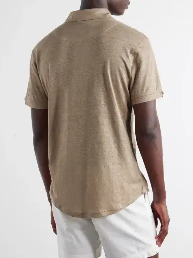 Orlebar Brown Sebastian Linen-Jersey Polo Shirt - Men | Thumbnail 4 Orlebar Brown Sebastian Linen-Jersey Polo Shirt - Men | Thumbnail 4
