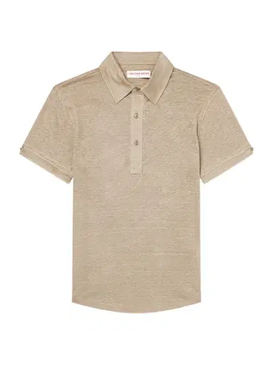 Orlebar Brown Sebastian Linen-Jersey Polo Shirt - Men | Thumbnail 1 Orlebar Brown Sebastian Linen-Jersey Polo Shirt - Men | Thumbnail 1