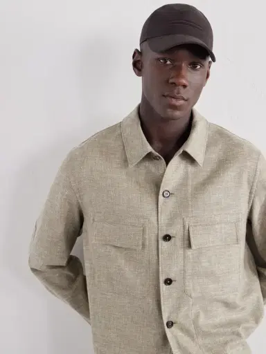 Zegna Oasi Logo-embellished Linen Cap - Men | Thumbnail 2 Zegna Oasi Logo-embellished Linen Cap - Men | Thumbnail 2