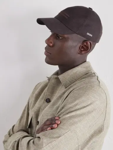 Zegna Oasi Logo-embellished Linen Cap - Men | Thumbnail 3 Zegna Oasi Logo-embellished Linen Cap - Men | Thumbnail 3