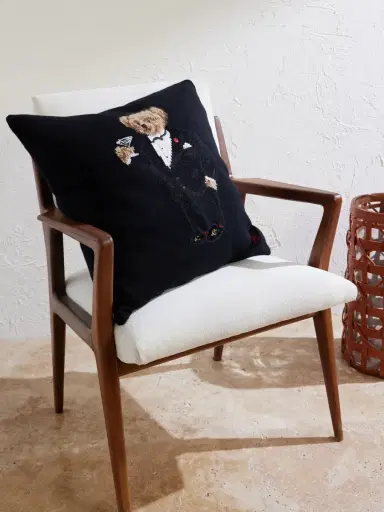 Ralph Lauren Home Martini Bear Cashmere-Blend Cushion - Men | Thumbnail 2 Ralph Lauren Home Martini Bear Cashmere-Blend Cushion - Men | Thumbnail 2