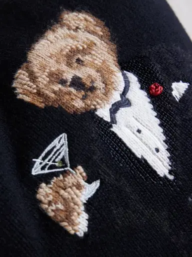 Ralph Lauren Home Martini Bear Cashmere-Blend Cushion - Men | Thumbnail 4 Ralph Lauren Home Martini Bear Cashmere-Blend Cushion - Men | Thumbnail 4