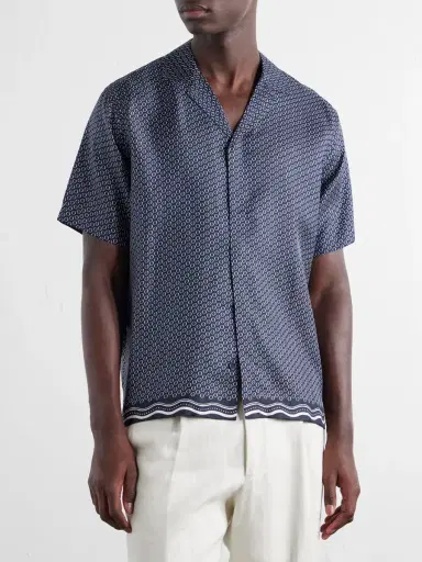 Orlebar Brown Maitan Camp-Collar Printed Silk-Satin Shirt - Men | Thumbnail 3 Orlebar Brown Maitan Camp-Collar Printed Silk-Satin Shirt - Men | Thumbnail 3