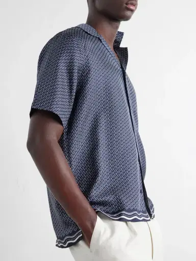 Orlebar Brown Maitan Camp-Collar Printed Silk-Satin Shirt - Men | Thumbnail 5 Orlebar Brown Maitan Camp-Collar Printed Silk-Satin Shirt - Men | Thumbnail 5