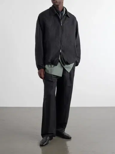 ssstein Linen and Silk-Blend Satin Blouson Jacket - Men | Thumbnail 2 ssstein Linen and Silk-Blend Satin Blouson Jacket - Men | Thumbnail 2