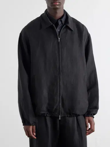 ssstein Linen and Silk-Blend Satin Blouson Jacket - Men | Thumbnail 3 ssstein Linen and Silk-Blend Satin Blouson Jacket - Men | Thumbnail 3