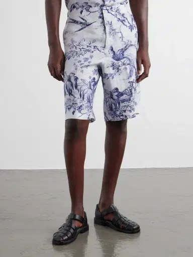 Orlebar Brown Laurent Straight-Leg Linen Shorts - Men | Thumbnail 3 Orlebar Brown Laurent Straight-Leg Linen Shorts - Men | Thumbnail 3