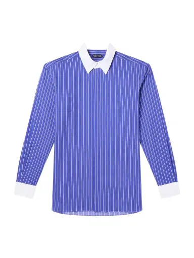 Tom Ford Classic-Collar Pinstriped Silk Shirt - Men | Thumbnail 1 Tom Ford Classic-Collar Pinstriped Silk Shirt - Men | Thumbnail 1