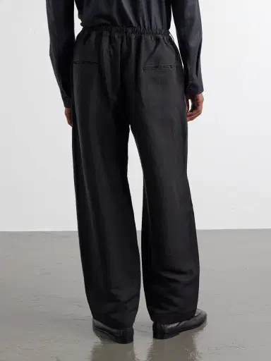 ssstein Wide-Leg Linen and Silk-Blend Twill Trousers - Men | Thumbnail 4 ssstein Wide-Leg Linen and Silk-Blend Twill Trousers - Men | Thumbnail 4