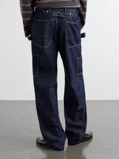 KAPITAL Lumber Straight-Leg Panelled Jeans - Men | Thumbnail 4 KAPITAL Lumber Straight-Leg Panelled Jeans - Men | Thumbnail 4