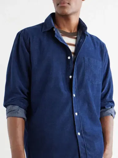 Hartford Paul Cotton-Corduroy Shirt - Men | Thumbnail 5 Hartford Paul Cotton-Corduroy Shirt - Men | Thumbnail 5