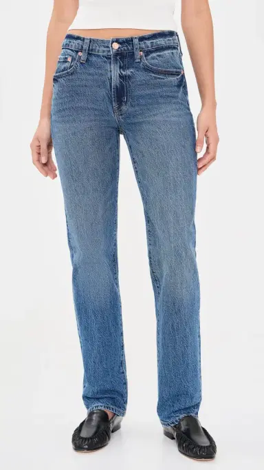 Pistola Aleks Mid Rise Straight Long Jeans Sea Salt | Thumbnail 2 Pistola Aleks Mid Rise Straight Long Jeans Sea Salt | Thumbnail 2