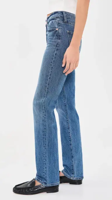 Pistola Aleks Mid Rise Straight Long Jeans Sea Salt | Thumbnail 4 Pistola Aleks Mid Rise Straight Long Jeans Sea Salt | Thumbnail 4