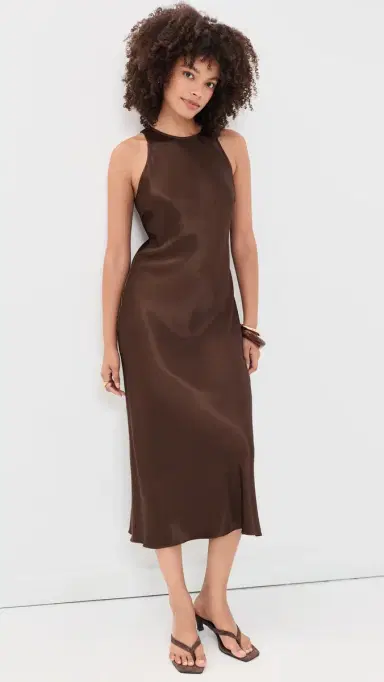 RAILS olene atin Dress Espresso | Thumbnail 2 RAILS olene atin Dress Espresso | Thumbnail 2