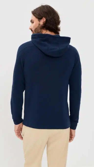 RLX Ralph Lauren Long Sleeve Tech Waffle Knit Hoodie | Thumbnail 3 RLX Ralph Lauren Long Sleeve Tech Waffle Knit Hoodie | Thumbnail 3