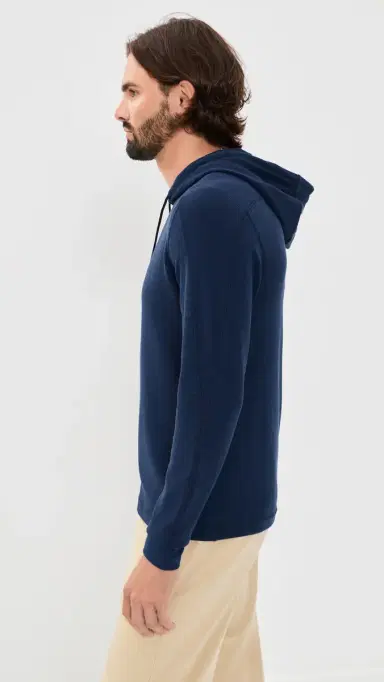 RLX Ralph Lauren Long Sleeve Tech Waffle Knit Hoodie | Thumbnail 4 RLX Ralph Lauren Long Sleeve Tech Waffle Knit Hoodie | Thumbnail 4