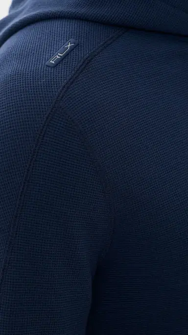RLX Ralph Lauren Long Sleeve Tech Waffle Knit Hoodie | Thumbnail 6 RLX Ralph Lauren Long Sleeve Tech Waffle Knit Hoodie | Thumbnail 6