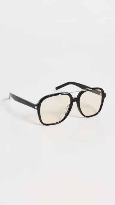 Saint Laurent SL 545 Sunglasses Black/Yellow One Size | Thumbnail 4 Saint Laurent SL 545 Sunglasses Black/Yellow One Size | Thumbnail 4