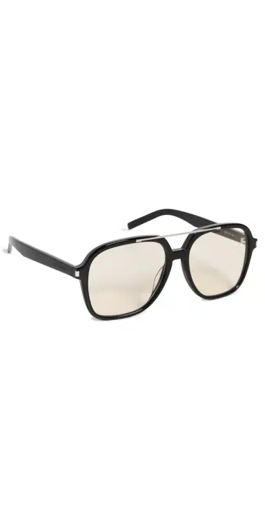 Saint Laurent SL 545 Sunglasses Black/Yellow One Size | Thumbnail 1 Saint Laurent SL 545 Sunglasses Black/Yellow One Size | Thumbnail 1