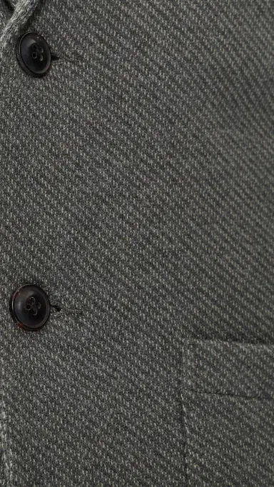 Faherty Inlet Knit Blazer Olive Charcoal elange | Thumbnail 6 Faherty Inlet Knit Blazer Olive Charcoal elange | Thumbnail 6