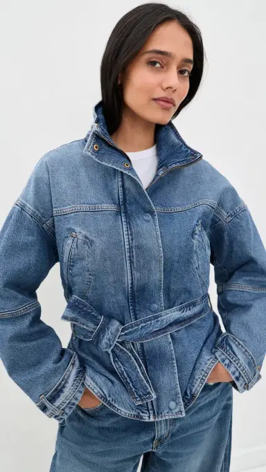 Ramy Brook Robin Denim Jacket id Cerulean | Thumbnail 2 Ramy Brook Robin Denim Jacket id Cerulean | Thumbnail 2
