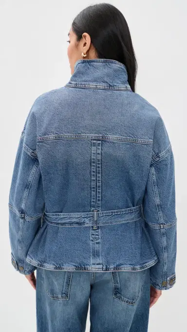 Ramy Brook Robin Denim Jacket id Cerulean | Thumbnail 3 Ramy Brook Robin Denim Jacket id Cerulean | Thumbnail 3