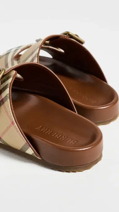Burberry Urchin Checkered Sandals Archive Beige Ip Check | Thumbnail 4 Burberry Urchin Checkered Sandals Archive Beige Ip Check | Thumbnail 4