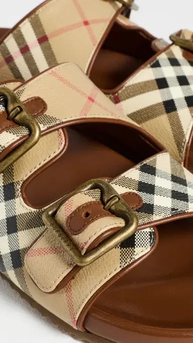 Burberry Urchin Checkered Sandals Archive Beige Ip Check | Thumbnail 6 Burberry Urchin Checkered Sandals Archive Beige Ip Check | Thumbnail 6