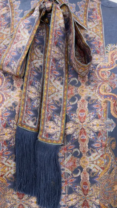 Zimmermann Valiant Relaxed Silk Button Down Shirt Navy Paisley | Thumbnail 6 Zimmermann Valiant Relaxed Silk Button Down Shirt Navy Paisley | Thumbnail 6