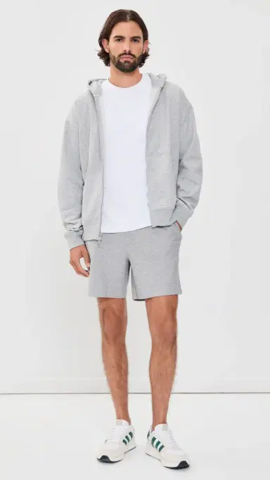 Beyond Yoga uxefleece Full Zip Hoodie ight Heather Gray | Thumbnail 5 Beyond Yoga uxefleece Full Zip Hoodie ight Heather Gray | Thumbnail 5