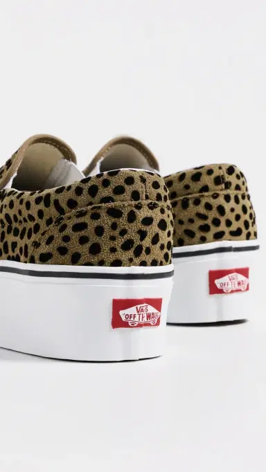 Vans Classic Slip On Stackform Sneakers Spotted Olive Brown/Black M 8/ W 9.5 | Thumbnail 4 Vans Classic Slip On Stackform Sneakers Spotted Olive Brown/Black M 8/ W 9.5 | Thumbnail 4