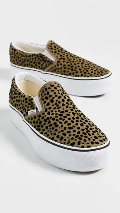 Vans Classic Slip On Stackform Sneakers Spotted Olive Brown/Black M 8/ W 9.5 | Thumbnail 5 Vans Classic Slip On Stackform Sneakers Spotted Olive Brown/Black M 8/ W 9.5 | Thumbnail 5