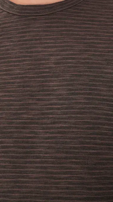 Madewell Long Sleeve Jaq Tee Dark Cocoa tripe | Thumbnail 6 Madewell Long Sleeve Jaq Tee Dark Cocoa tripe | Thumbnail 6