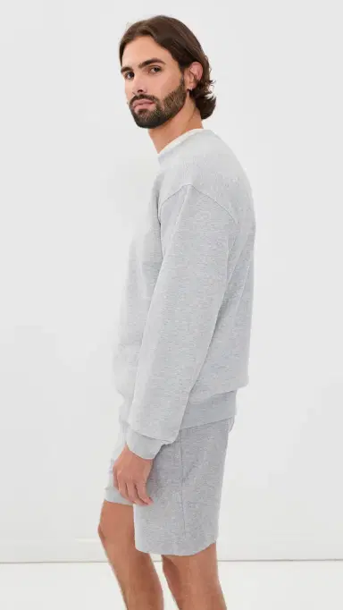 Beyond Yoga uxefleece Crewneck Pullover ight Heather Gray | Thumbnail 4 Beyond Yoga uxefleece Crewneck Pullover ight Heather Gray | Thumbnail 4