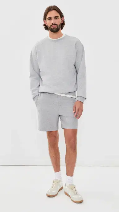 Beyond Yoga uxefleece Crewneck Pullover ight Heather Gray | Thumbnail 5 Beyond Yoga uxefleece Crewneck Pullover ight Heather Gray | Thumbnail 5