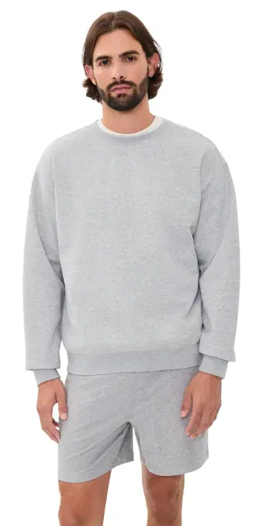 Beyond Yoga uxefleece Crewneck Pullover ight Heather Gray | Thumbnail 1 Beyond Yoga uxefleece Crewneck Pullover ight Heather Gray | Thumbnail 1