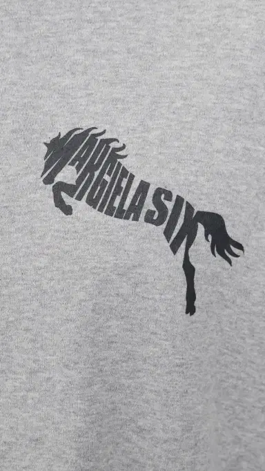 MM6 MAISON MARGIELA Graphic Tee Grey elange | Thumbnail 6 MM6 MAISON MARGIELA Graphic Tee Grey elange | Thumbnail 6