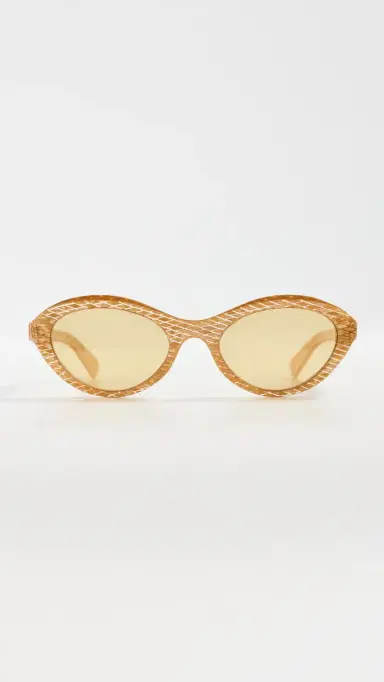 Valentino Dauphin Sunglasses Gold/Yellow One Size | Thumbnail 2 Valentino Dauphin Sunglasses Gold/Yellow One Size | Thumbnail 2