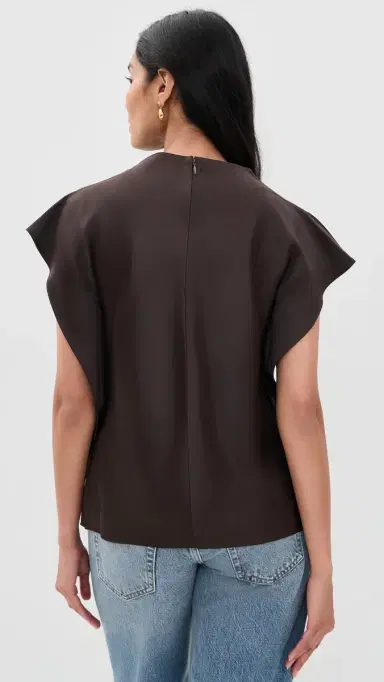 TANYA TAYLOR Adrien Top Dark Fig | Thumbnail 3 TANYA TAYLOR Adrien Top Dark Fig | Thumbnail 3