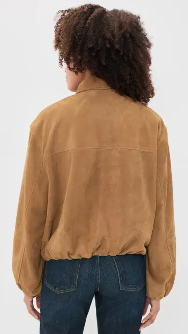 Joe's Jeans The Bella Suede Bomber Jacket Nutmeg | Thumbnail 3 Joe's Jeans The Bella Suede Bomber Jacket Nutmeg | Thumbnail 3