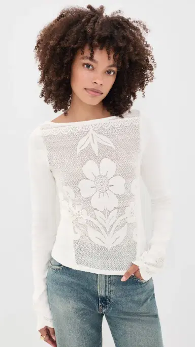 Free People Delilah Long Sleeve Tee | Thumbnail 2 Free People Delilah Long Sleeve Tee | Thumbnail 2